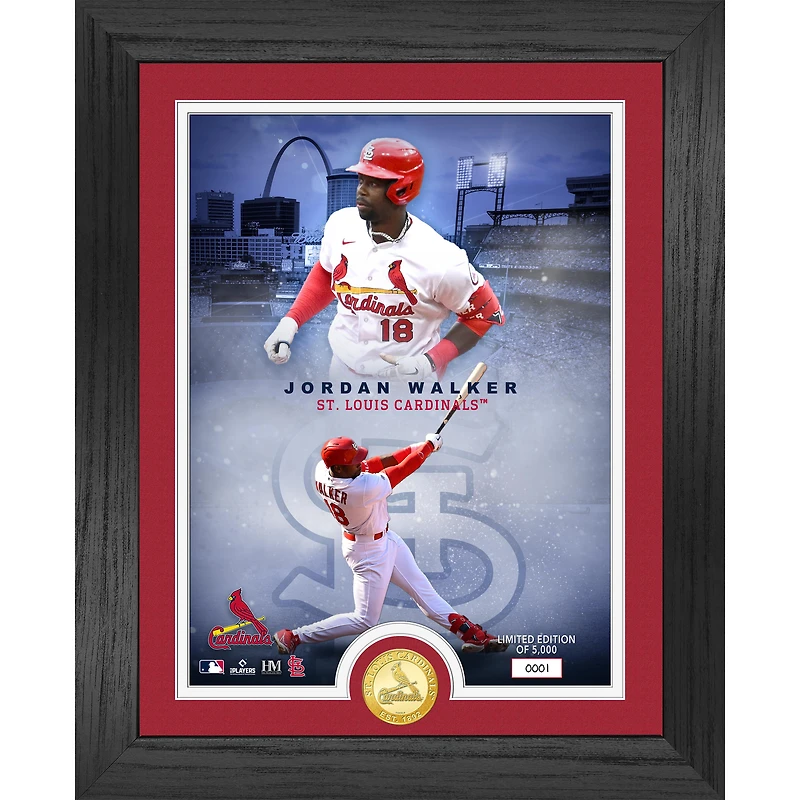 Highland Mint Jordan Walker St. Louis Cardinals  13" x 16" Bronze Coin Photo Mint