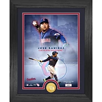 Highland Mint Jose Ramirez Cleveland Guardians  13" x 16" Bronze Coin Photo Mint