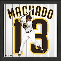 Highland Mint Manny Machado San Diego Padres 13'' x 13'' Impact Jersey Framed Photo