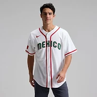 Men's Nike White Mexico Baseball 2026 World Baseball Classic Home Stadium Jersey