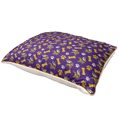Pegasus  Minnesota Vikings 35" x 44" Bones Sherpa Pet Bed