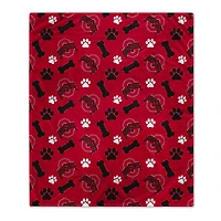 Pegasus  Ohio State Buckeyes 40" x 50" Lightweight Bones Flannel Fleece Pet Blanket