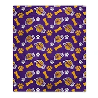 Pegasus  Los Angeles Lakers 40" x 50" Lightweight Bones Flannel Fleece Pet Blanket
