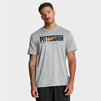 Men's Nike Heather Gray Pittsburgh Pirates Swoosh Legend Dri-FIT T-Shirt