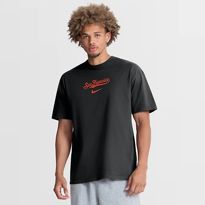 Men's Nike Black San Francisco Giants City Name Max90 T-Shirt