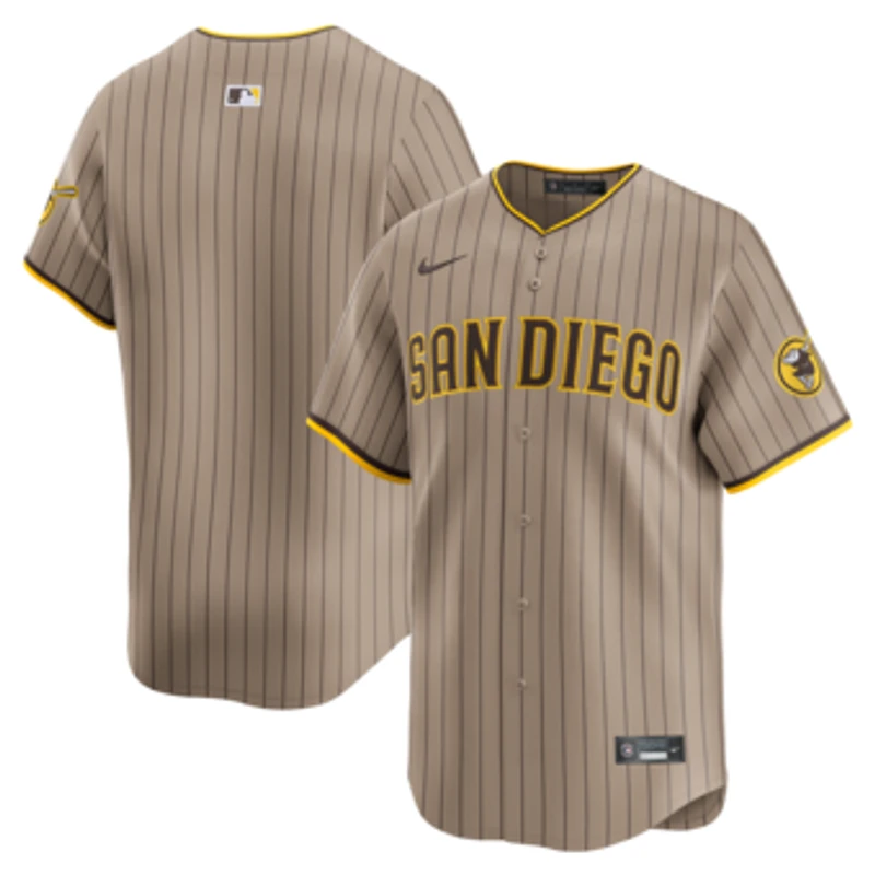 Men's Nike  Sand San Diego Padres Alternate Limited Jersey