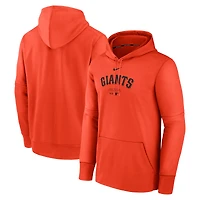 Men's Nike Orange San Francisco Giants Authentic Collection Practice Performance Pullover Hoodie
