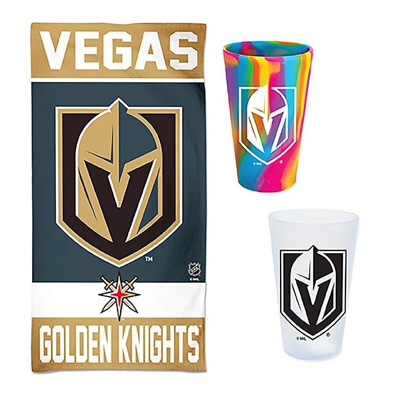 WinCraft Vegas Golden Knights Beach Day Accessories Pack