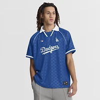 Men's Fanatics  Royal Los Angeles Dodgers Homerun Raglan V-Neck Polo