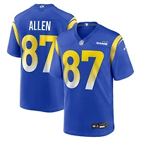 Men's Nike Davis Allen Royal Los Angeles Rams Home Game Jersey