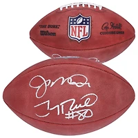 Joe Montana & Jerry Rice San Francisco 49ers Autographed Duke Full Color Football