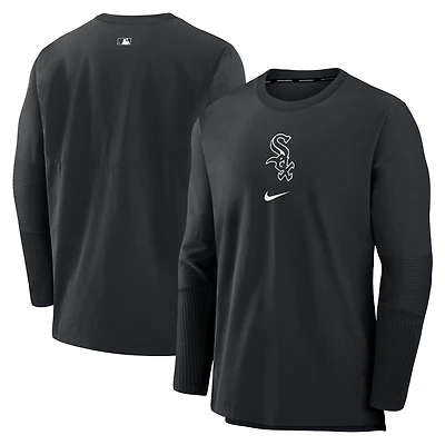 Men's Nike Black Chicago White Sox Authentic Collection Player Dri-FIT Lightweight Pullover