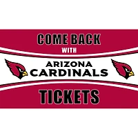 Arizona Cardinals 28" x 16" Come Back With Tickets Door Mat