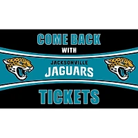 Jacksonville Jaguars 28" x 16" Come Back With Tickets Door Mat