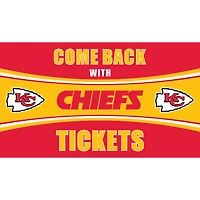 Kansas City Chiefs 28" x 16" Come Back With Tickets Door Mat