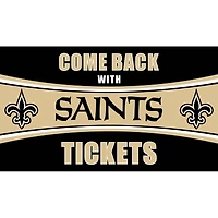 New Orleans Saints 28" x 16" Come Back With Tickets Door Mat