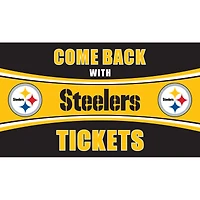 Pittsburgh Steelers 28" x 16" Come Back With Tickets Door Mat