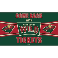 Minnesota Wild 28" x 16" Come Back With Tickets Door Mat
