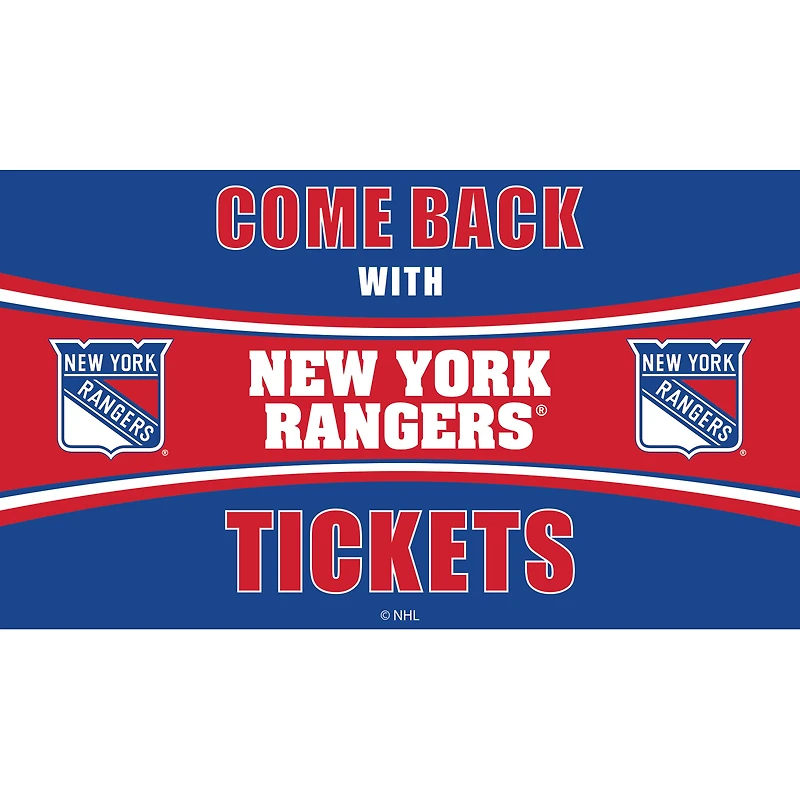 New York Rangers 28" x 16" Come Back With Tickets Door Mat