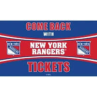 New York Rangers 28" x 16" Come Back With Tickets Door Mat