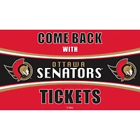 Ottawa Senators 28" x 16" Come Back With Tickets Door Mat