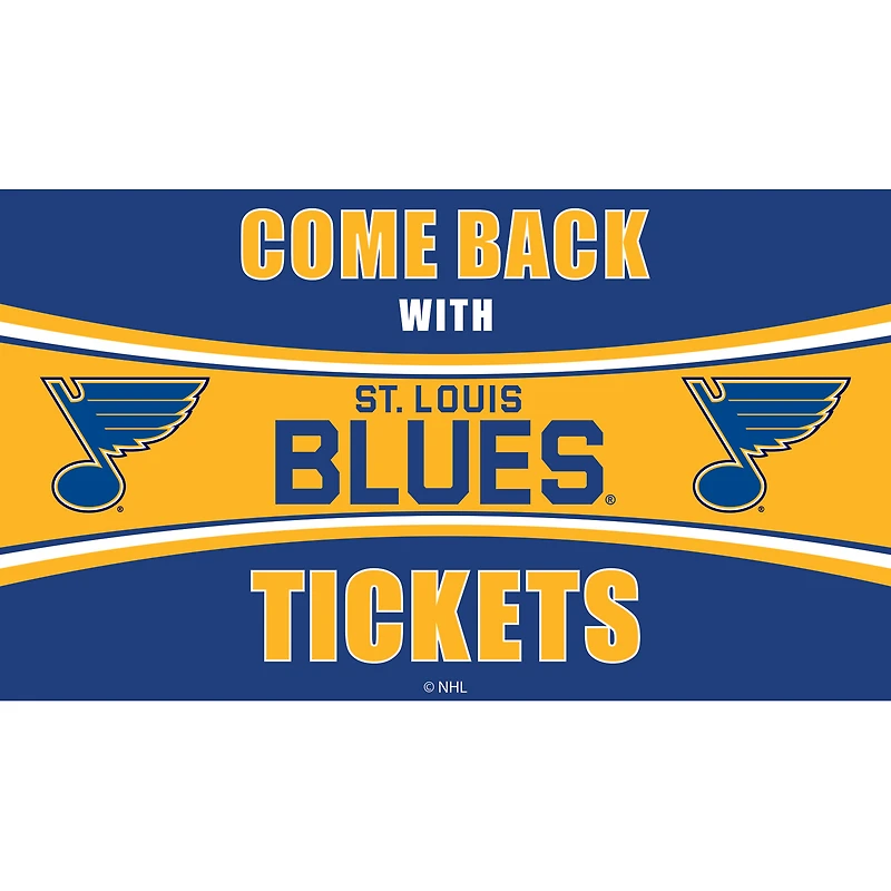 St. Louis Blues 28" x 16" Come Back With Tickets Door Mat