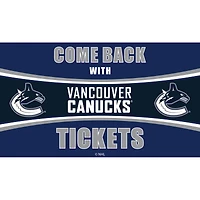 Vancouver Canucks 28" x 16" Come Back With Tickets Door Mat