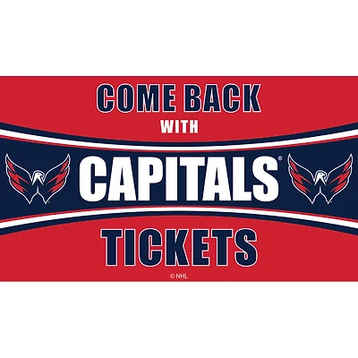 Washington Capitals 28" x 16" Come Back With Tickets Door Mat