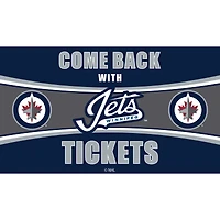 Winnipeg Jets 28" x 16" Come Back With Tickets Door Mat