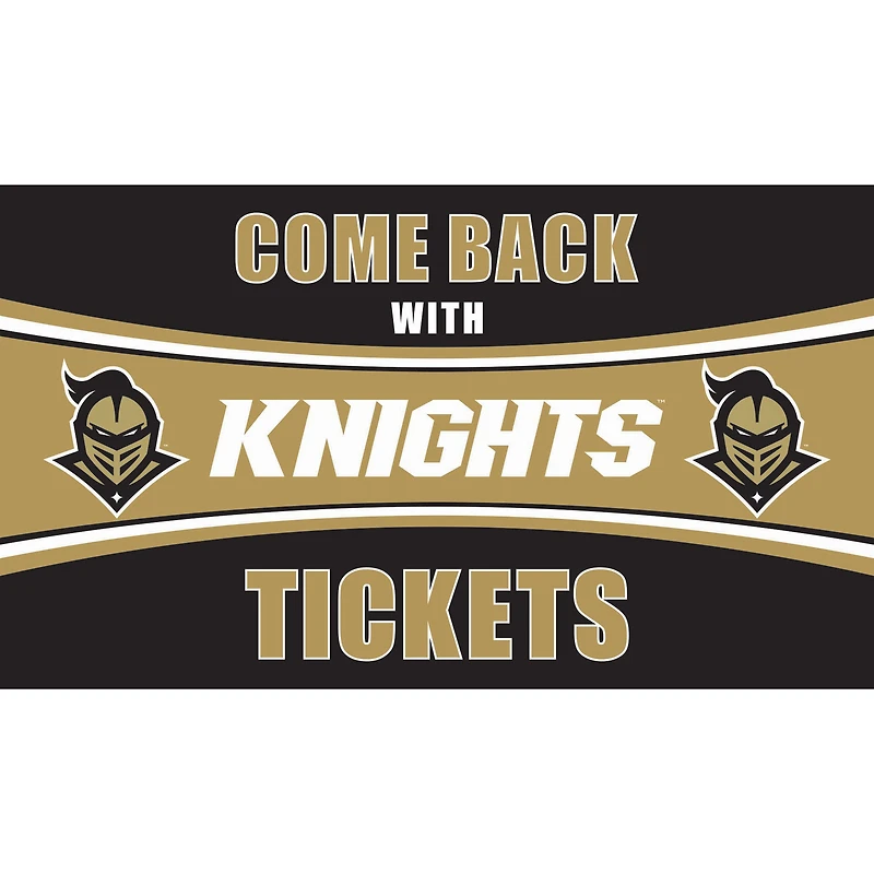 UCF Knights 28" x 16" Come Back With Tickets Door Mat