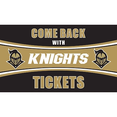 UCF Knights 28" x 16" Come Back With Tickets Door Mat
