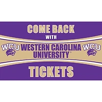 Western Carolina Catamounts 28" x 16" Come Back With Tickets Door Mat