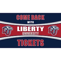 Liberty Flames 28" x 16" Come Back With Tickets Door Mat