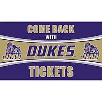 James Madison Dukes 28" x 16" Come Back With Tickets Door Mat