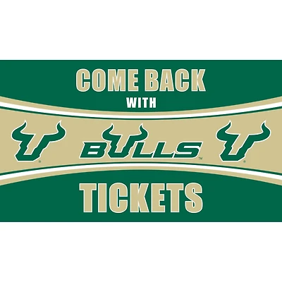 South Florida Bulls 28" x 16" Come Back With Tickets Door Mat