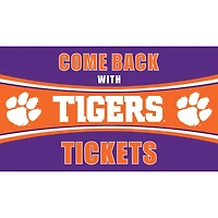 Clemson Tigers 28" x 16" Come Back With Tickets Door Mat