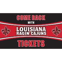 Louisiana Ragin' Cajuns 28" x 16" Come Back With Tickets Door Mat