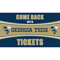 Georgia Tech Yellow Jackets 28" x 16" Come Back With Tickets Door Mat