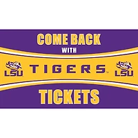 LSU Tigers 28" x 16" Come Back With Tickets Door Mat