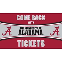 Alabama Crimson Tide 28" x 16" Come Back With Tickets Door Mat