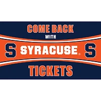 Syracuse Orange 28" x 16" Come Back With Tickets Door Mat