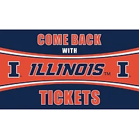 Illinois Fighting Illini 28" x 16" Come Back With Tickets Door Mat