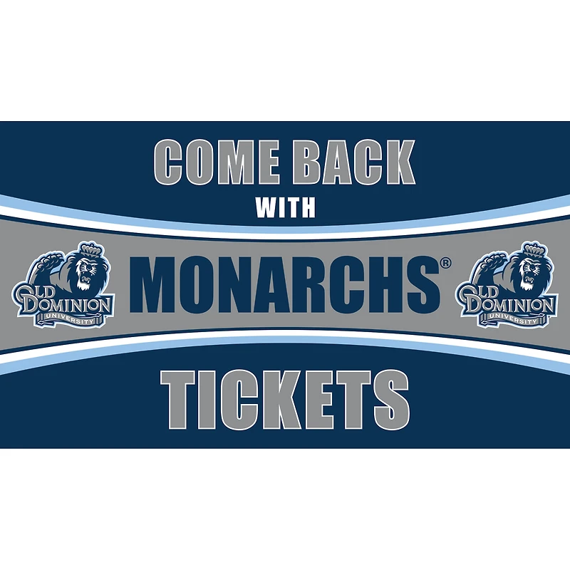 Old Dominion Monarchs 28" x 16" Come Back With Tickets Door Mat