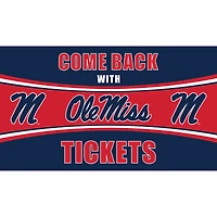 Ole Miss Rebels 28" x 16" Come Back With Tickets Door Mat