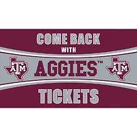 Texas A&M Aggies 28" x 16" Come Back With Tickets Door Mat