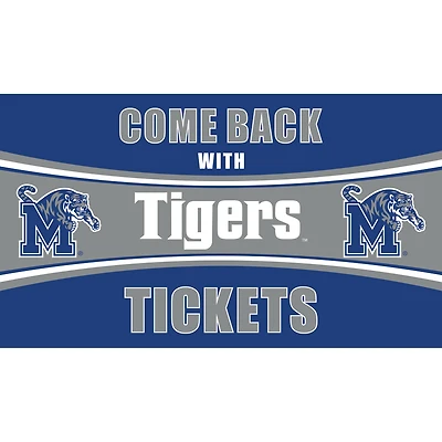 Memphis Tigers 28" x 16" Come Back With Tickets Door Mat