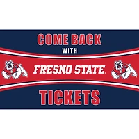 Fresno State Bulldogs 28" x 16" Come Back With Tickets Door Mat