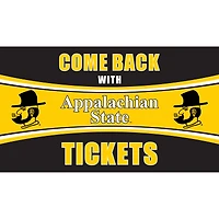 Appalachian State Mountaineers 28" x 16" Come Back With Tickets Door Mat