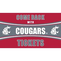 Washington State Cougars 28" x 16" Come Back With Tickets Door Mat