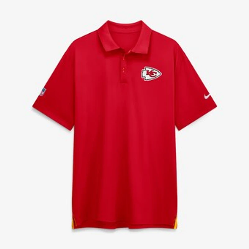 Men's Nike Red Kansas City Chiefs Sideline Tour Dri-FIT Polo